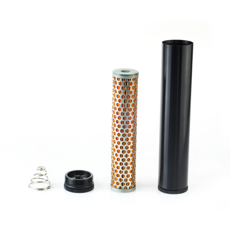 

NEW Billet Aluminum fuel filter Turbo Air Filter FOR Napa 4003 WIX 24003 Fuel Filter 1/2"-28 & 1/2"-20 FF-03-BK