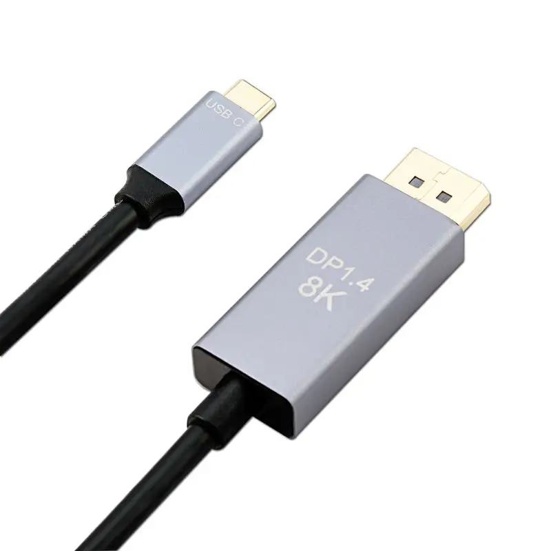 USB 3.1 Type-C To 8K Displayport DP 7680x4320 Cable Adapter Thunderbolt 3 Compatible For Macbook Pro Computer Cables | Компьютеры и