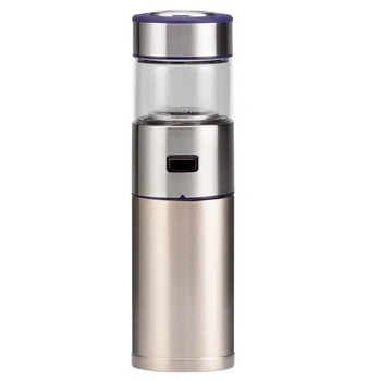 

570Ml Stainless Steel Bottle Thermos Cup Tea Vacuum Flasks Christmas Gift Thermal Mug with Tea Infuser for Office Silver + Black