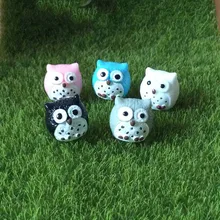 5 шт. Миниатюрные аксессуары для сада искусственная Сова бонсай украшения для дома и сада мини микро Ландшафтный Декор