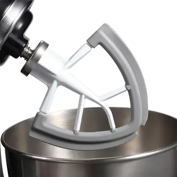 

Tilt-Head Flat Beater Silicone Mixer Paddle Home Kitchen Mixing Attachment Replacement for Kitchenaid 4.5-5QT