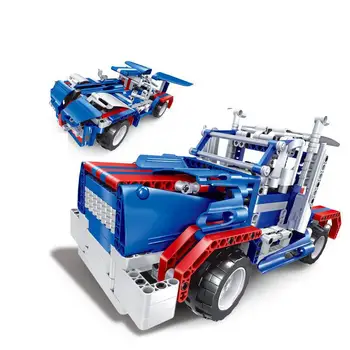 

RC 2.4Ghz New Series Car Building Blocks Dual Mode City Wrangler Racing Car Bricks Remote Control Vehicle Toys for Kids