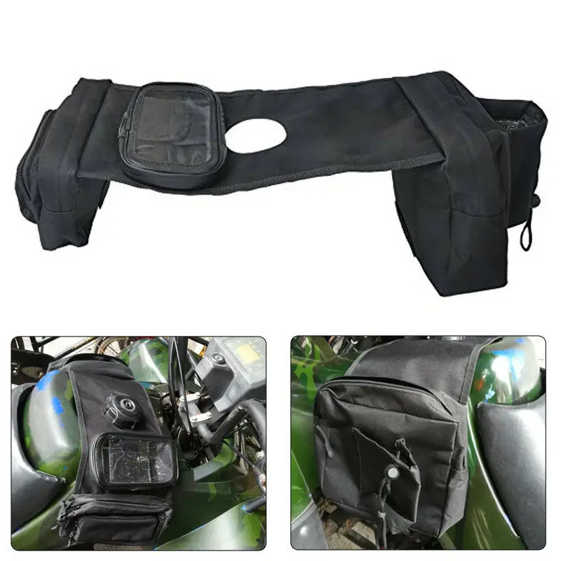 Сумка Saddlebag Mobile для Kawasaki скутер UTV Органайзер аксессуары черный