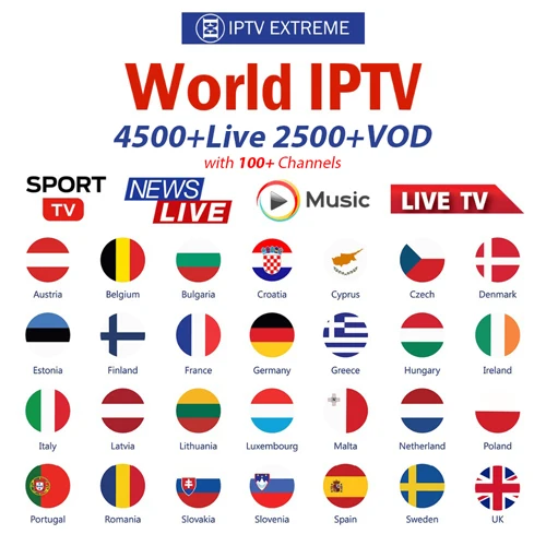 8000 Live Европа IP tv подписка Rocksat Франция Великобритания Немецкий Арабский голландский французский Польша Португалия Smart tv IP tv M3U для Android - Цвет: 12 moths IPTV