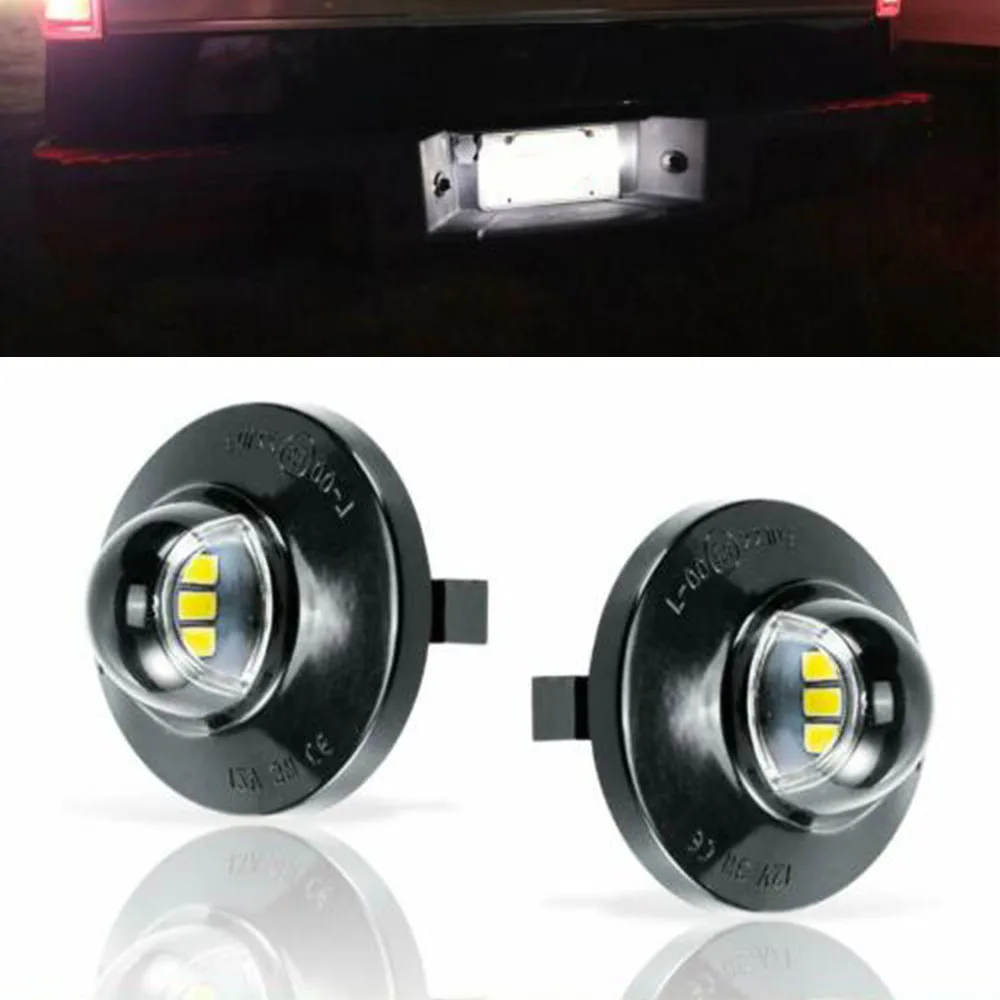 2 шт 12 V-36 V автомобиль 3SMD Raptor проводник полный светодиодный номерного знака светильник 6500K для Ford F150 Explorer экспедиции максимальную