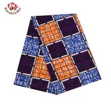 Анкара африканская полиэфирная восковая печатная ткань Binta настоящий воск высокого качества 6 ярдов африканская ткань для вечерние платья PL562