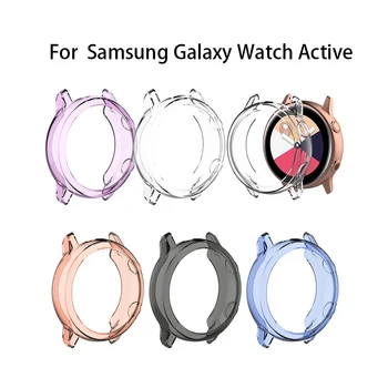 

40mm Smart Watch Screen Protector TPU Case Cover For Samsung Galaxy Watch Active