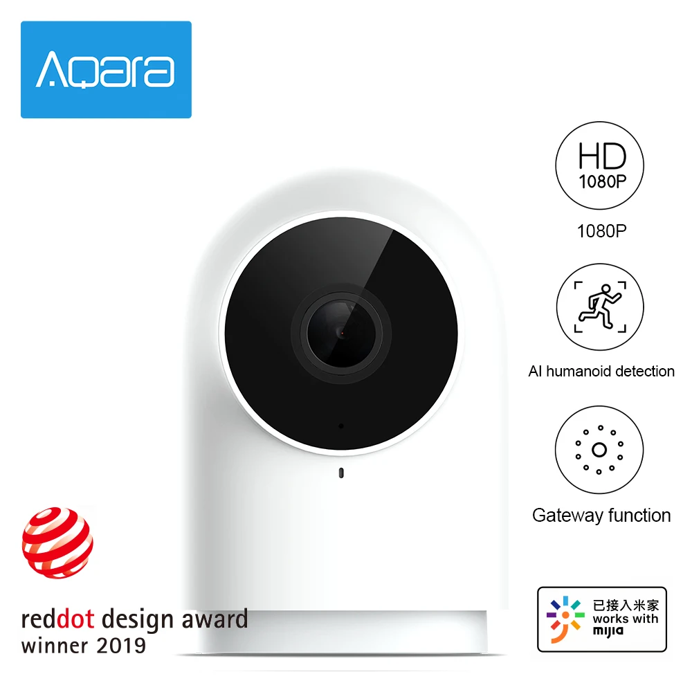 Умная сетевая камера Aqara G2 Gatway Edition 1080p 140 дюйма широкий угол ночное видение версия