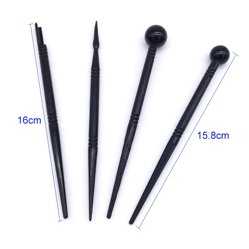 4 Pcs/Set Cake Carved Pens Flower Modelling Tools Fondant Cake Decorating Molds Tools Bakeware