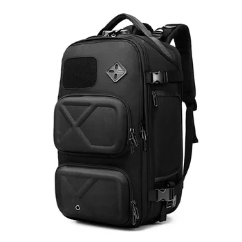 

Men's Luxury Outdoor Black Large Capacity Usb Anti-theft Oxford Backpack Multifunction Waterproof Tactical Travel Hiking Bagpack