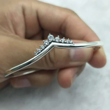 

Fashion high quality crown wish beautiful bracelet women high quality jewelry original factory wholesale Bangle