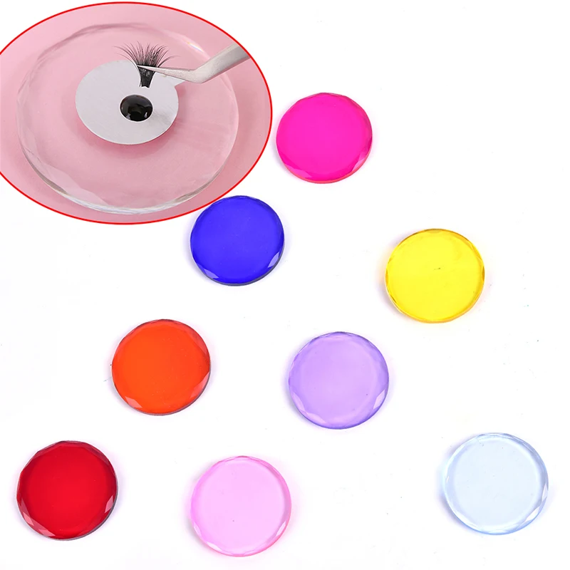 Eyelash Extension Tool Jade Stone Crystal Individual Eyelash Glue Holder Eyelash Adhesive Stand Eyelash Extension High Quality