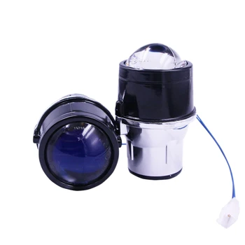 

Automotive Universal Lens Coating Super Bright Modification 2.5 Inch Blue Film Double Fog Lamp Lens Far And Near Light Double He