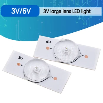 

10PCS 3V SMD Lamp Beads with Optical Lens Fliter for 32-65 inch LED TV Repair