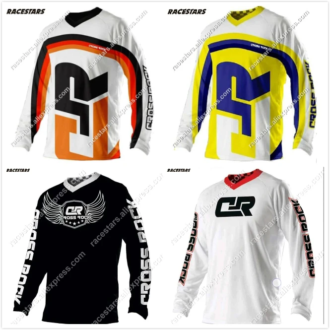 

RACESTARS 2020 New Riding Racing Long Sleeve MTB Jersey Off Road Mountain Bike DH Bicycle moto Jersey DH BMX motocross jersey