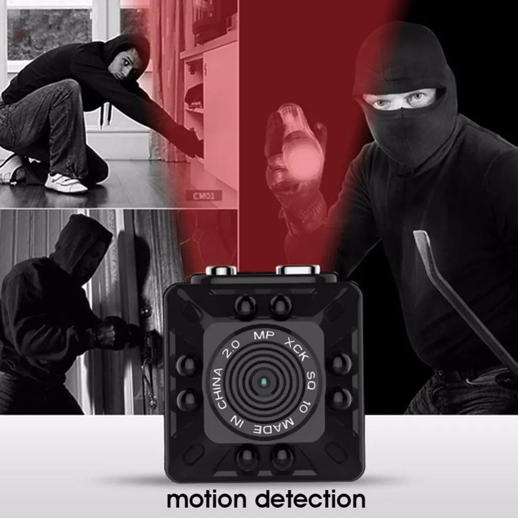Sq10 мини камера видео рекордер Hd датчик движения микро Usb камера инфракрасного ночного видения 1080P мини камера