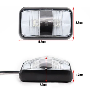 

Indicator LED Lights 2000-5000K 1.2W Dustproof Lamps Car Truck Side Marker