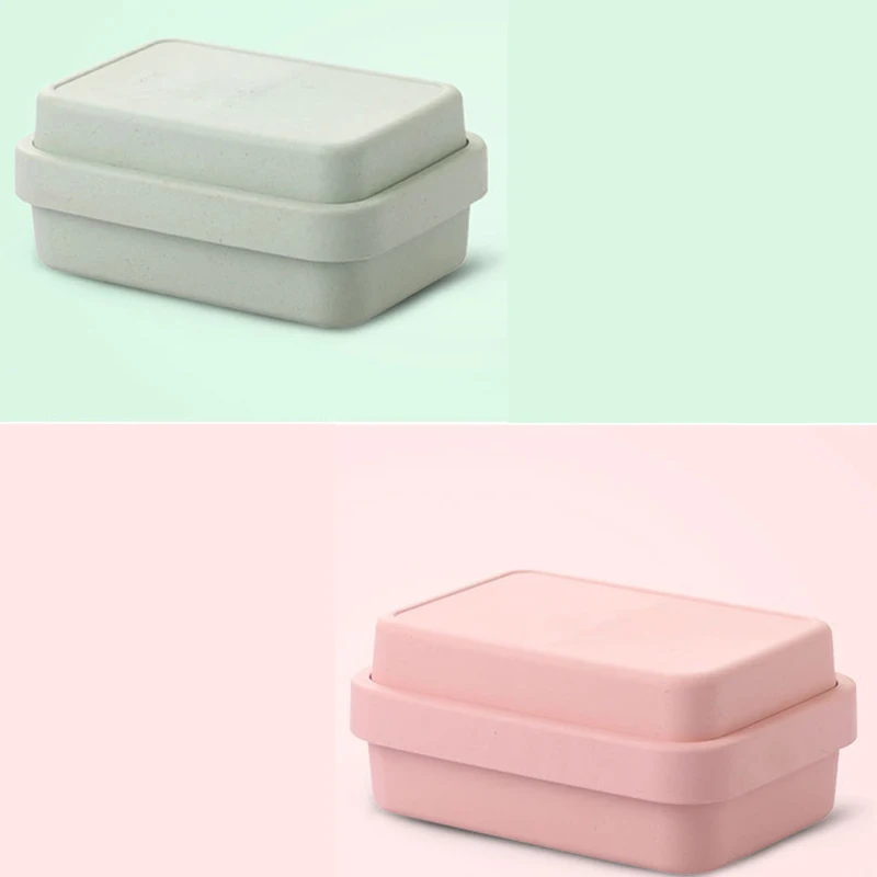 2 слоя Bento Box для детей Ланч-бокс школьный ланч-контейнер еда фрукты закуски упаковка для пикника на открытом воздухе квадратный прямоугольник