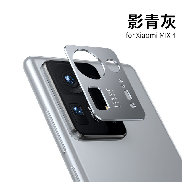 for Xiaomi Mi Mix4 Mix 4Tempered Glass 3D Camera Metal Lens Aluminum Protective Protector Xiomi Mix4 Mix 4 Film