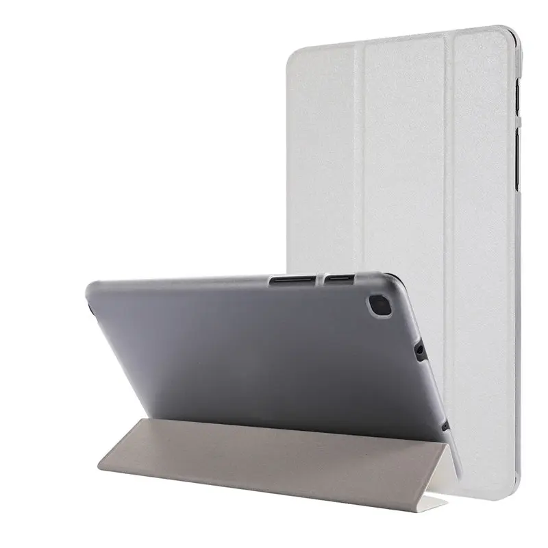 White Чехол-книжка для samsung Galaxy Tab A 8,0 SM-T295 T290, тонкий Чехол-подставка из искусственной кожи для Galaxy Tab A 8,0 T295, чехол для планшета - Цвет: White