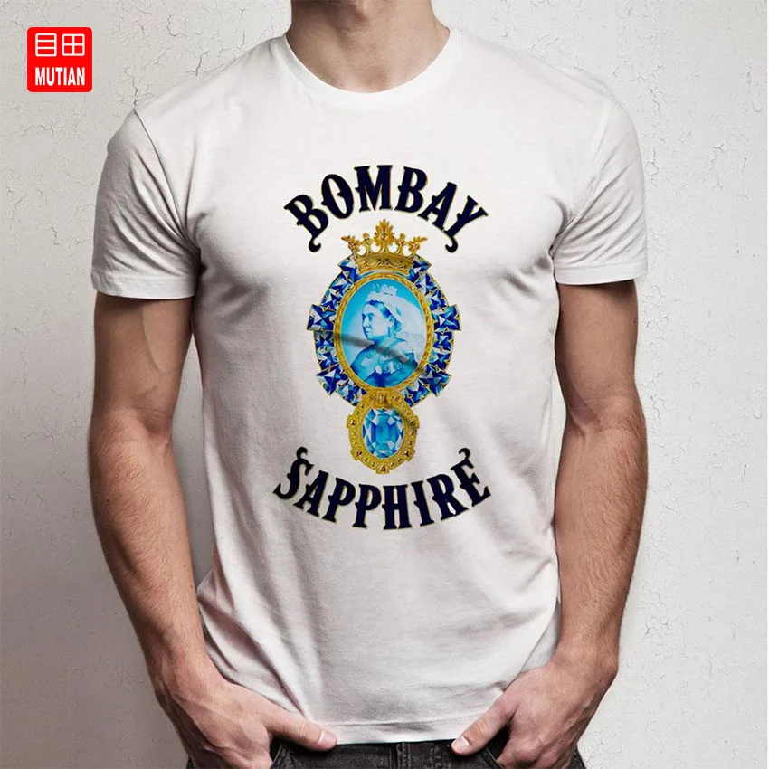 Сапфировая футболка Bombay | Мужская одежда