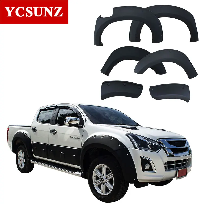 2016 2018 вспышки крыла для Isuzu D max 2017 аксессуары Брызговики Chevrolet dmax детали