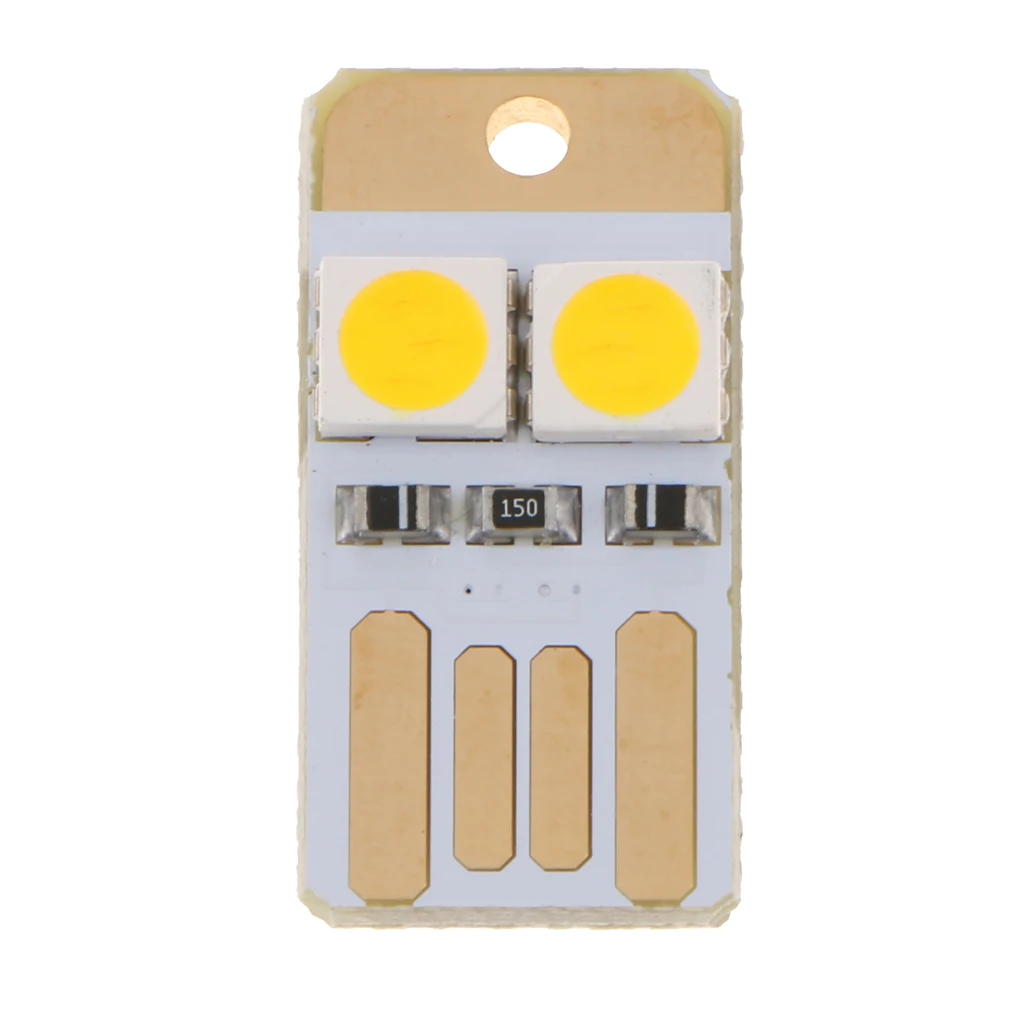 Портативный USB СВЕТОДИОДНЫЙ ночсветильник яркий мини-брелок для ключей кемпинга
