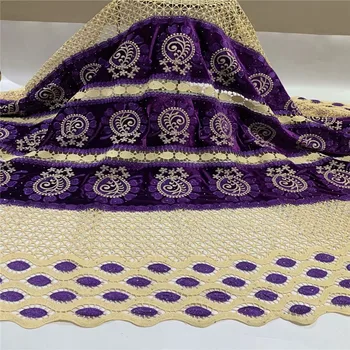 

Fashion African Lace Fabric High Quality African 3D Lace Fabric With Sequins For Nigerian Wedding Dress French Lace Fabric ZQ71