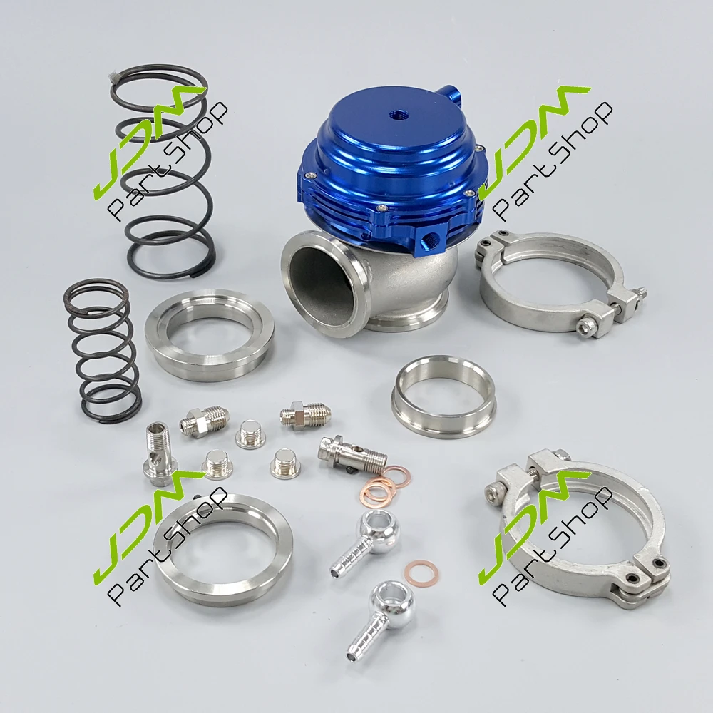 44mm V-Band External Turbo Wastegate MVR44 Performance Water Cold External Wastegate Blue / Black /Red