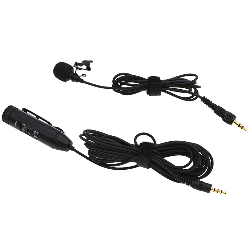 HFES BY M1 3.5mm Audio Video Record Lavalier Lapel Clip Microphone for