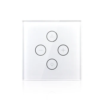 

EU Wifi Remote Control Smart Fan Light Switch with Alexa Google Home IFTTT Touch On/Off Switch