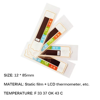 

Baby Feeding Bottle Sticker Temperature Tester Safety Baby Feeding Milk Bottle Temperature Measuring Card Strip Paper Sticker