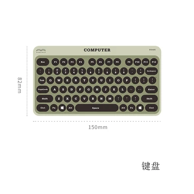 SIXONE Ins креативная цифровая серия наклейки для декорирования клавиатуры s Hand Account корейский Diy блокнот этикетки для печати наклейки канцелярские - Цвет: keyboard