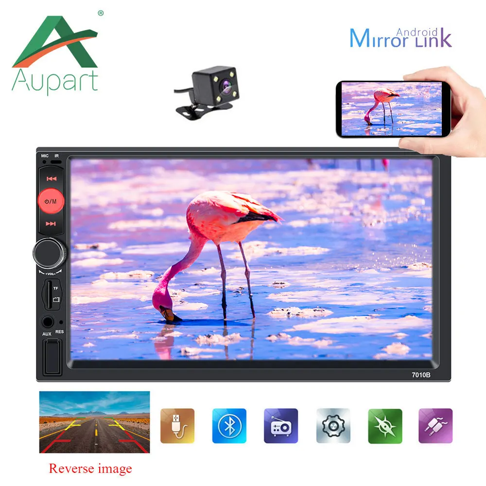 2 din Автомобильная магнитола 7 &quotHD Авторадио мультимедийный плеер 2DIN сенсорный