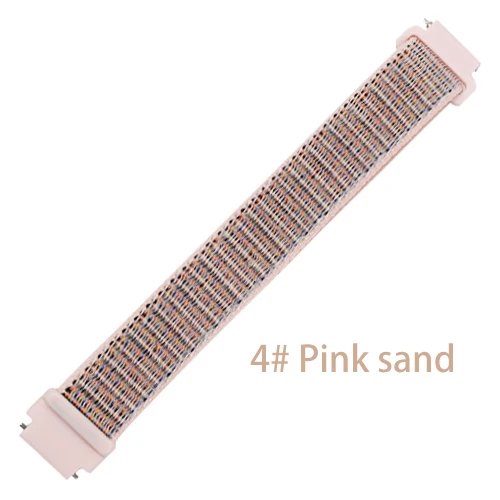 Pink sand Ремешок для mi Band 4 band браслет нейлоновый Браслет Смарт-часы аксессуары наручный mi Band 3 band Xiao mi band 3 4 браслет - Цвет ремешка: Pink sand