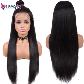 

Lace Front Human Hair Wigs Straight Pre Plucked Hairline Baby Hair 8-26 Inch 13x4 150% Malaysian Remy Human Hair Lace Front Wigs