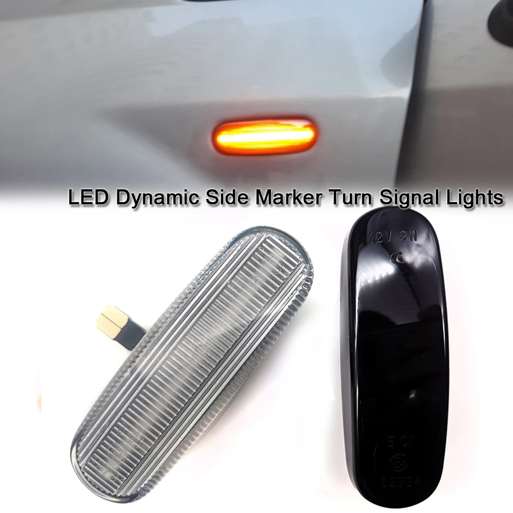

Car Turn Signal Sequential Blinker LED Lights For Fiat Panda Van Punto Evo Doblo MK1 Fiorino Idea Linea Qubo Stilo Multi