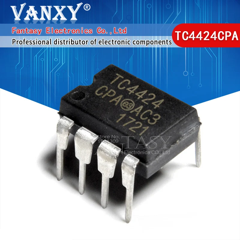 10 шт. TC4424CPA DIP-8 TC4424 DIP8 TC4424EPA DIP MIC4424BN | Электронные компоненты и принадлежности
