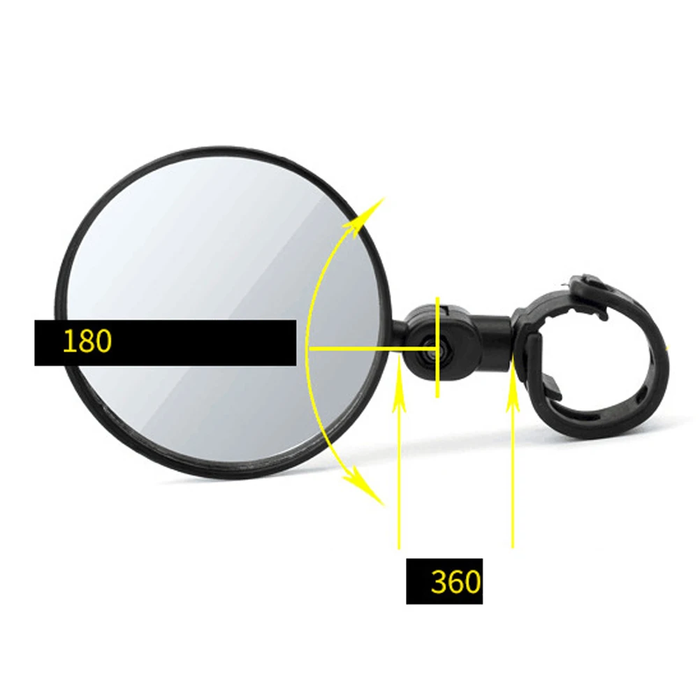 

Bicycle Rearview Handlebar Mirrors Cycling Rear View MTB Bike Silicone Handle Rearview Mirror