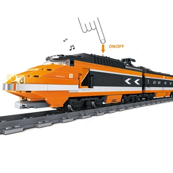 

Children Beneficial Wisdom Toys Building Positive Edition High Speed Vehicle