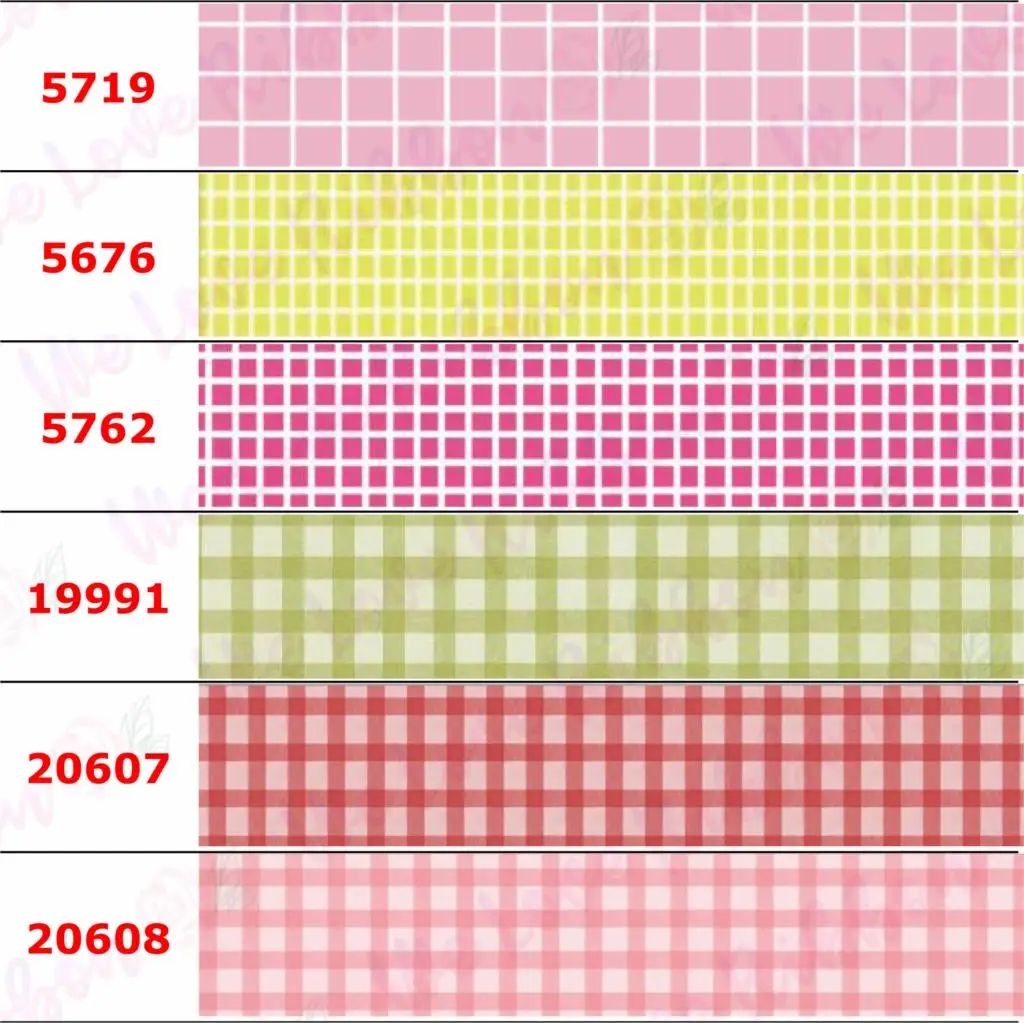 16mm-75mm Geometric Check Series Printed Grosgrain/Elastic Ribbon Cartoon Colorful DIY Hair Bowknots Lt.Blue 50yards/roll
