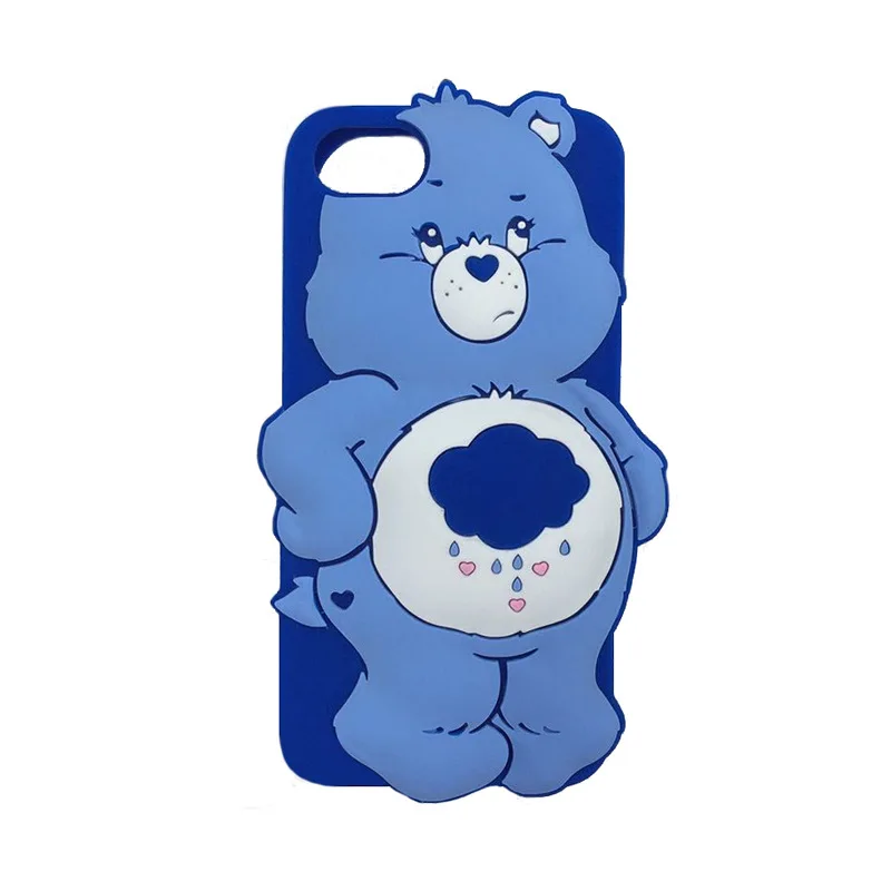 HuaLeBear Blue Для iPhone XS Max XR 7 8 Plus X 5 5S 6 6S 9 чехол 3D милый мультфильм мягкий силиконовый чехол свинья кролик лошадь Роза холодные пилюли человек любовь - Цвет: HuaLeBear Blue