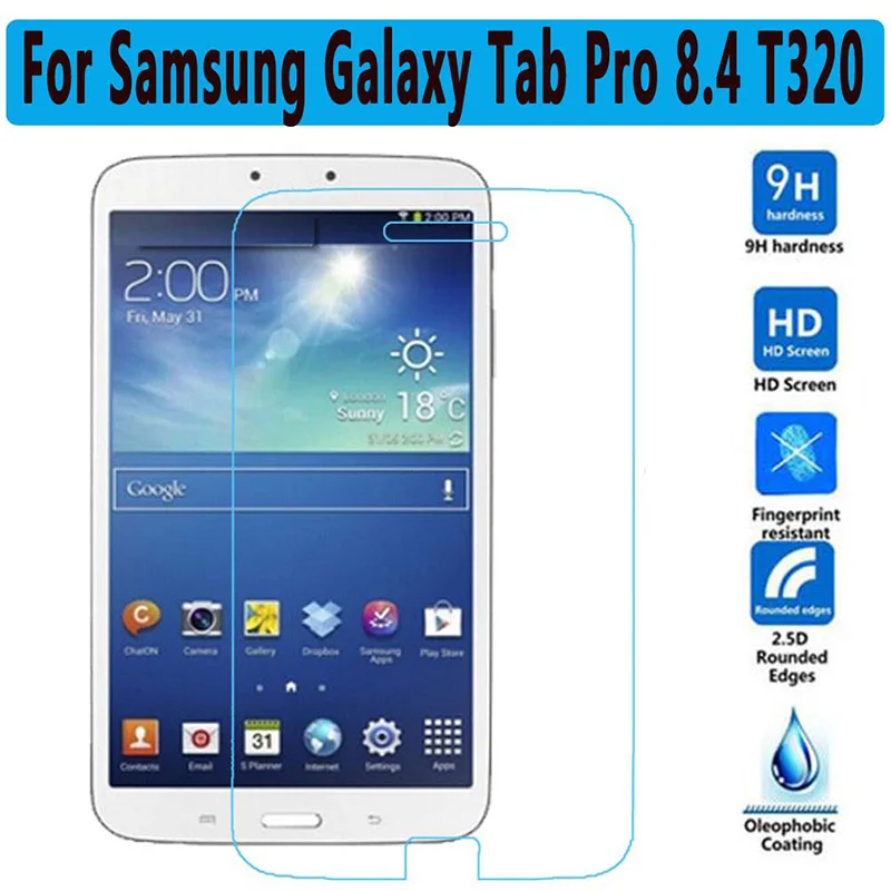 Закаленное стекло HD для Samsung Galaxy Tab Pro T320 T321 T325 8 4 дюйма Защитная пленка планшета