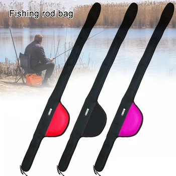 

Fishing Rod Pole Storage Bag Cover Holder Carrier Zipper Portable Case for Outdoor EDF88