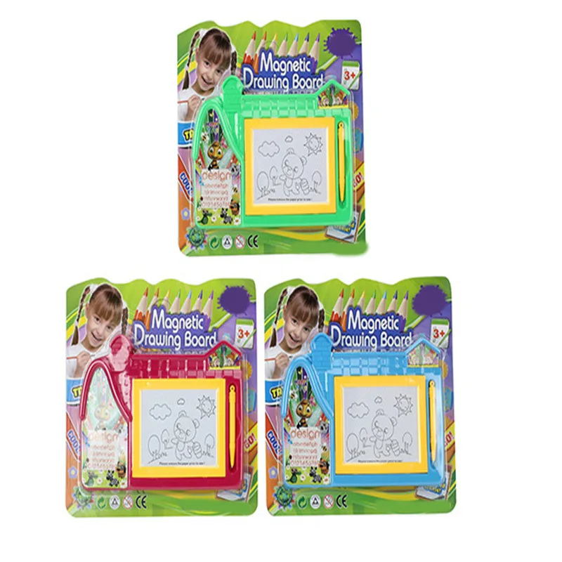 

Educational Small Magnetic Color CHILDREN'S Drawing Board WordPad Children Graffiti Educational DIY Toy 019745