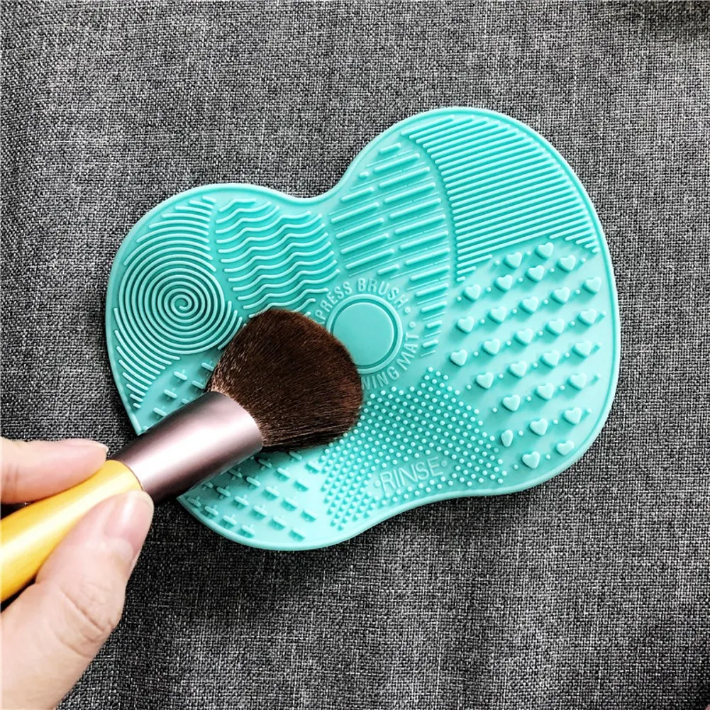 Silicone Square Scrub Pad Makeup Brush Cleaning Plate 【海外正規品】