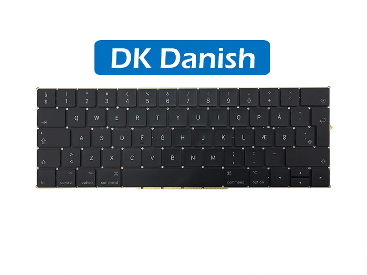 Для Macbook Pro retina A1989 A1990 клавиатура венгерский датский португальский норвежский корейский тайский Чешский шведский Швейцарский макет