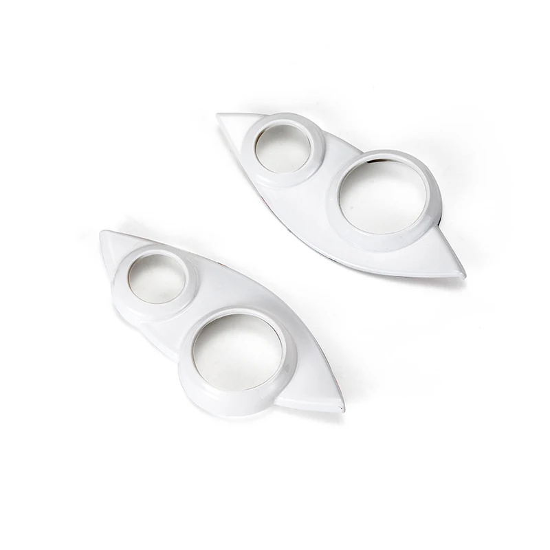 white 2pcs Кнопка включения рулевого колеса, Кнопка Аудио круиз-контроля, наклейка, Накладка для SMART Fortwo 453 forfour 451, автомобильные аксессуары - Название цвета: white 2pcs