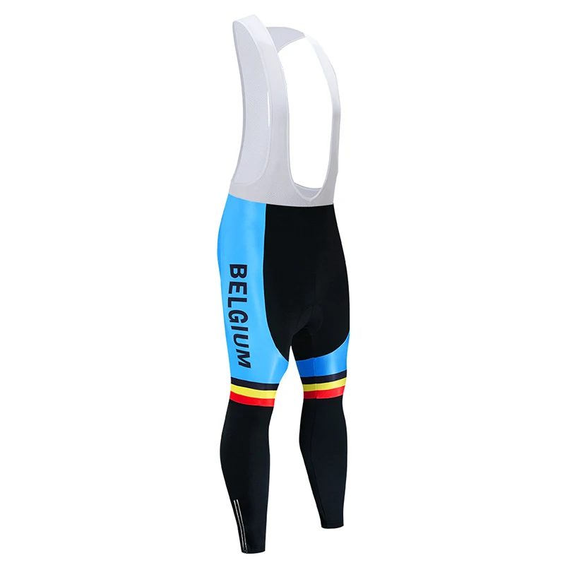 Команда, Бельгия, мужские длинные велосипедные Джерси 9D набор, MTB форма, велосипедная одежда, дышащая велосипедная одежда, Ropa Ciclismo Maillot