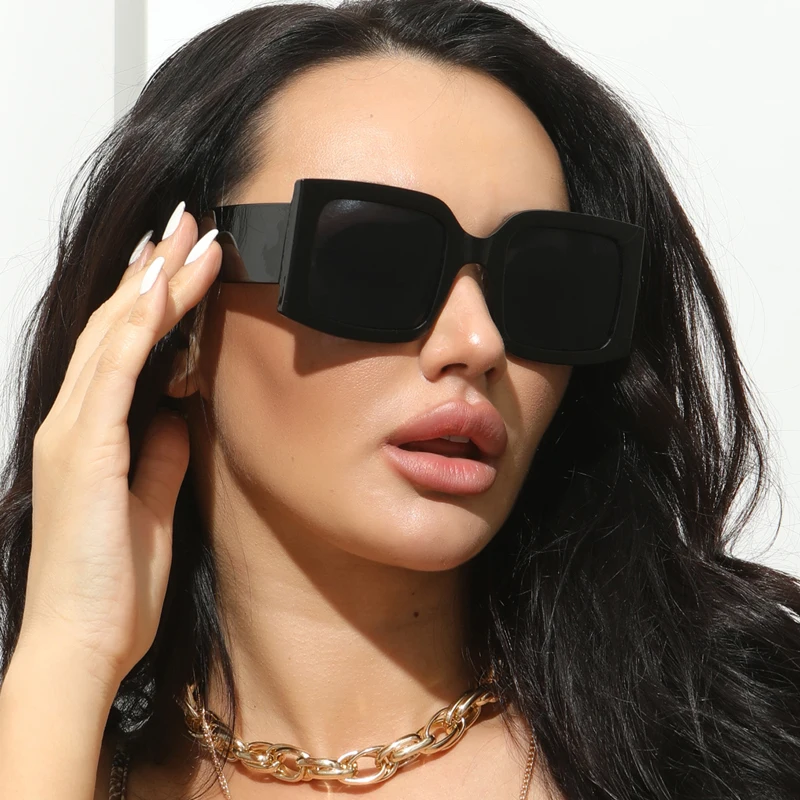 Long Keeper Oversized Square Sunglasses Men Women Full Frame